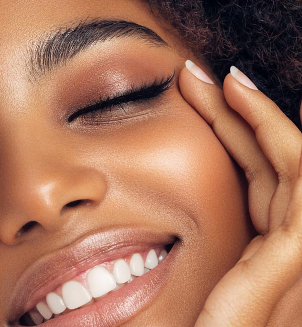 woman with perfect skin